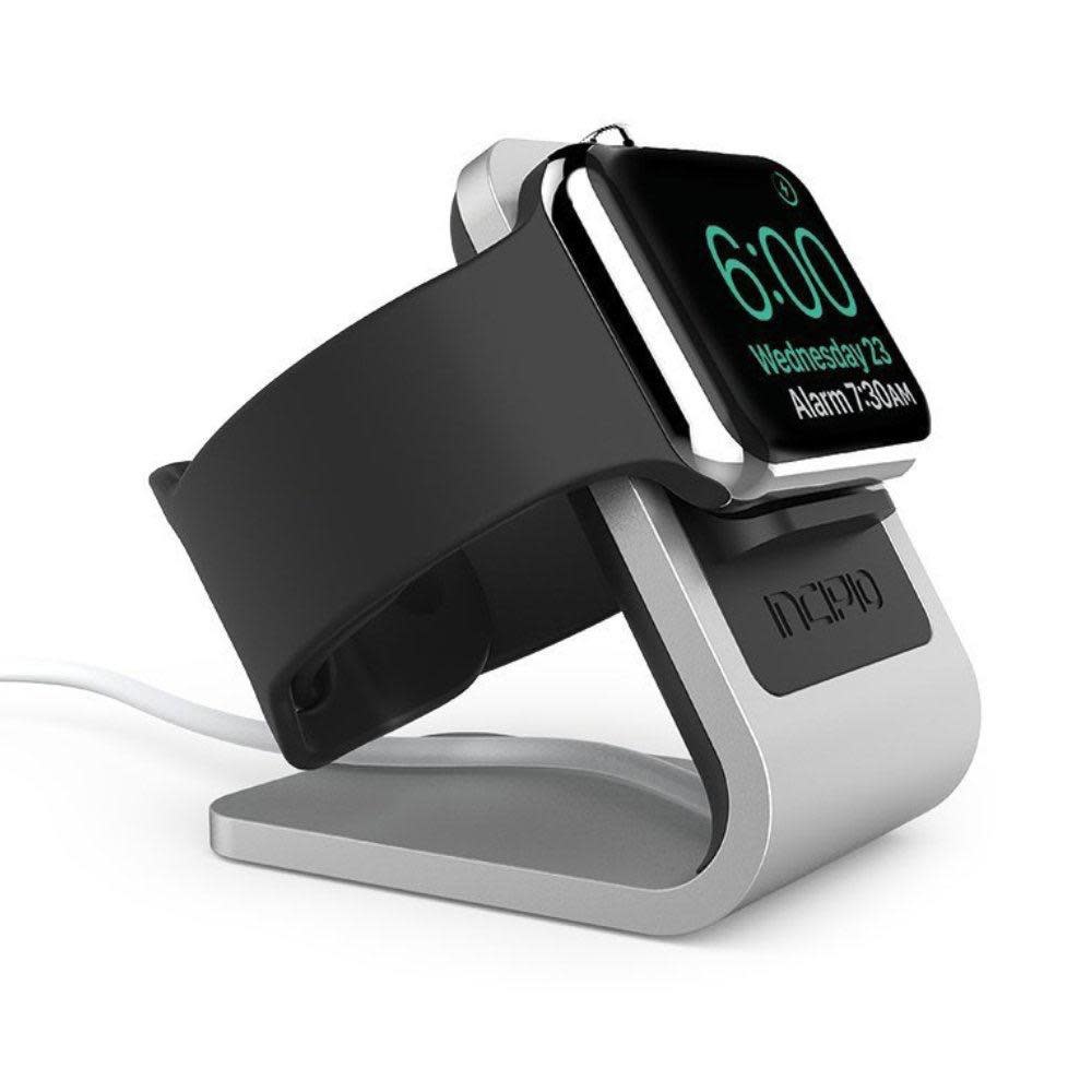 INCIPIO APPLE WATCH 38MM/42MM CHARGING STAND (DOES NOT INCLUDE CHARGING CABLE) - SILVER