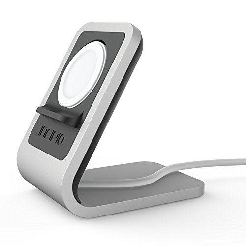 INCIPIO APPLE WATCH 38MM/42MM CHARGING STAND (DOES NOT INCLUDE CHARGING CABLE) - SILVER