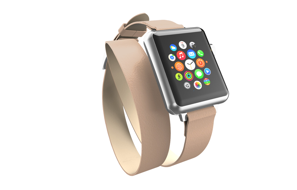 Incipio INCIPIO APPLE WATCH 42 44 45 49MM REESE DOUBLE WRAP WATCHBAND TAUPE