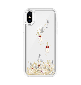 Kate Spade Kate Spade New York Liquid Glitter Case For iPhone X/Xs - Stars Clear/Gold/Silver