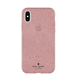 Kate Spade Kate Spade New York Flexible Glitter Case For iPhone X/Xs - Rose Gold