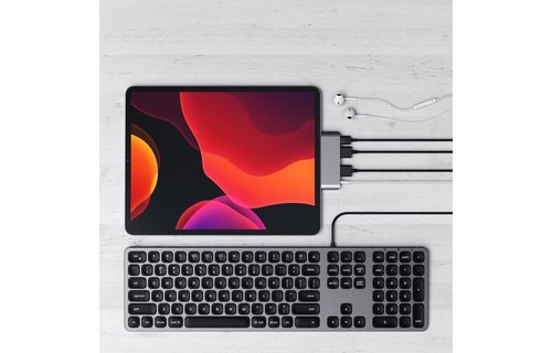 Satechi Type-C Moble Pro Hub For iPad Pro & Type-C Smartphones / Tablets - Space Gray