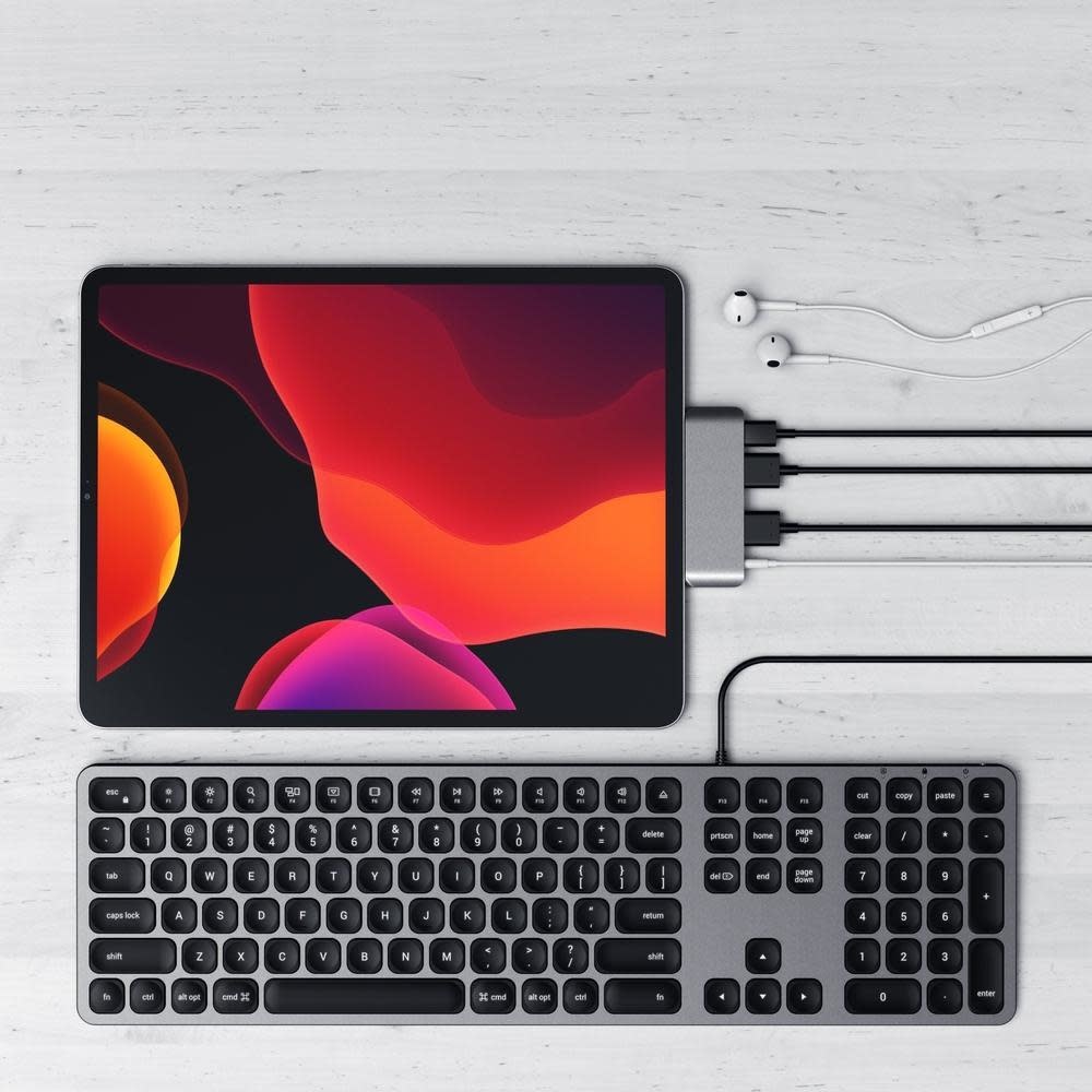 Satechi Type-C Moble Pro Hub For iPad Pro & Type-C Smartphones / Tablets - Space Gray