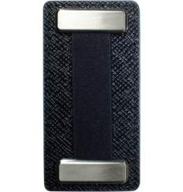 Nobiggi Nobiggi Metal Finger Strap For Phone - Black/Black