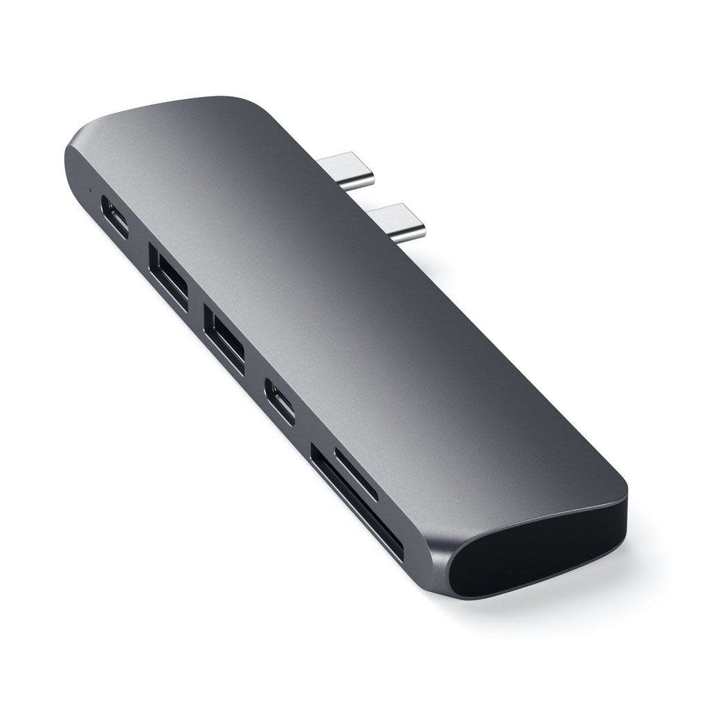 Satechi Type-C Pro Hub 7-in-2 with 4K HDMI - Space Gray