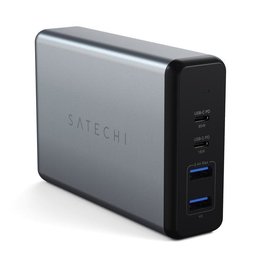 Satechi Satechi - Desktop Charger - 108W Pro Type-C PD  - (2 X USBC - 2 USBA) - Space Gray