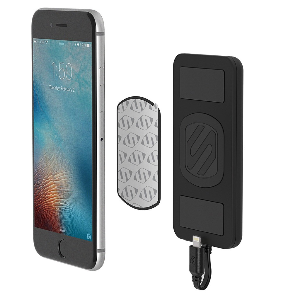 SCOSCHE MAGIC MOUNT POWERBANK PORTABLE POWER FOR APPLE LIGHTNING USB DEVICES (2.1A / 4000MAH)