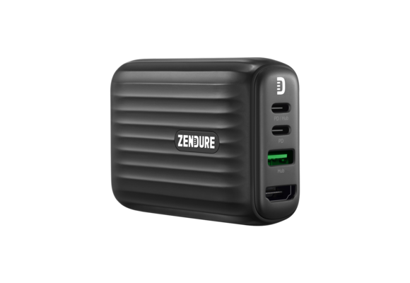 Zendure SuperHub 2-in-1 Power Adapter PD With HDMI 48W - Black