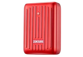 Zendure SuperMini Credit Card Size Charger with PD 10,000mAh - Red
