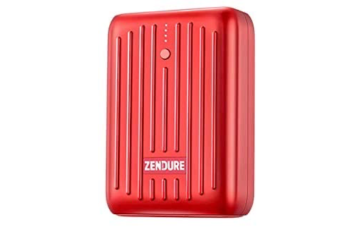 Zendure SuperMini Credit Card Size Charger with PD 10,000mAh - Red