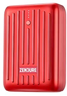 Zendure SuperMini Credit Card Size Charger with PD 10,000mAh - Red