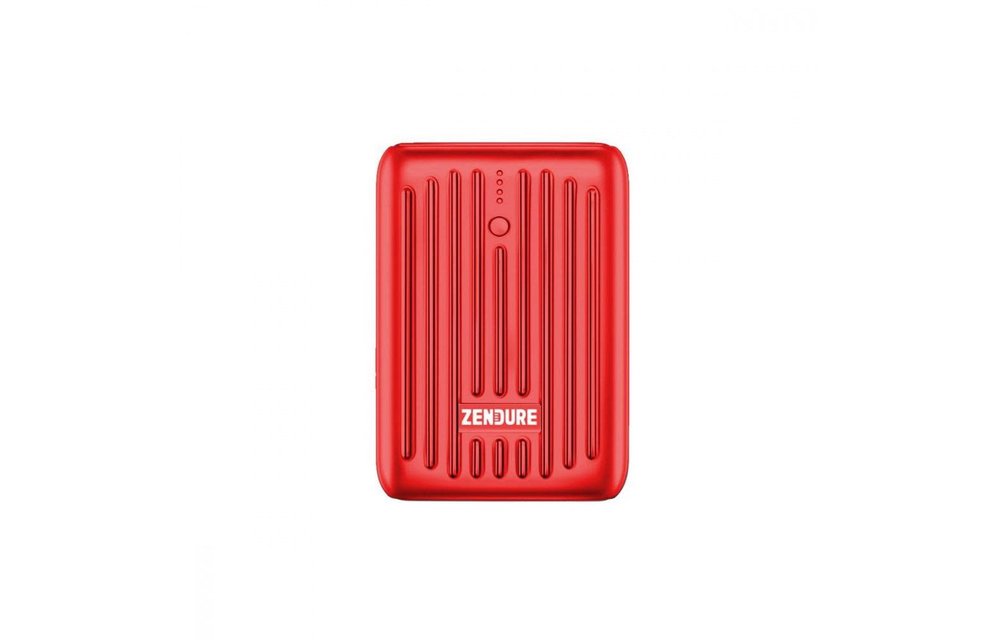 Zendure SuperMini Credit Card Size Charger with PD 10,000mAh - Red