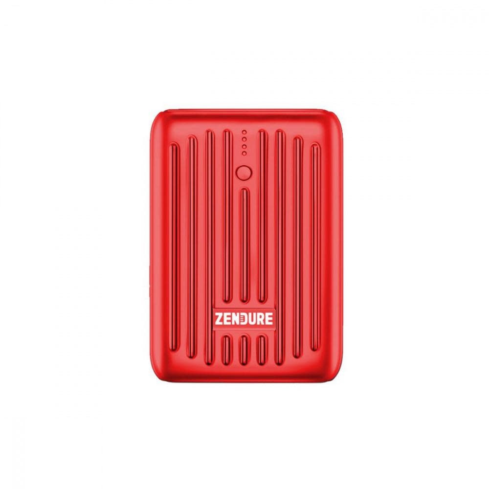 Zendure SuperMini Credit Card Size Charger with PD 10,000mAh - Red
