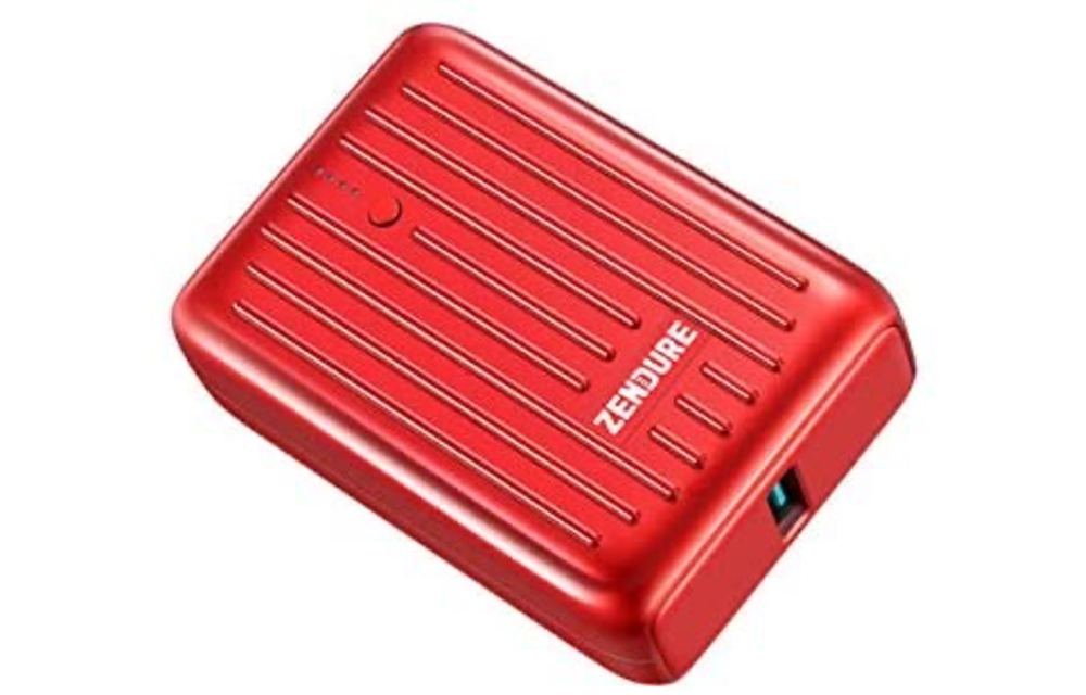 Zendure SuperMini Credit Card Size Charger with PD 10,000mAh - Red