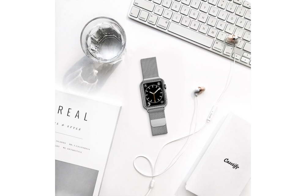 Casetify Apple Watch Band Stainless Steel All Series 42/44/45mm - Silver