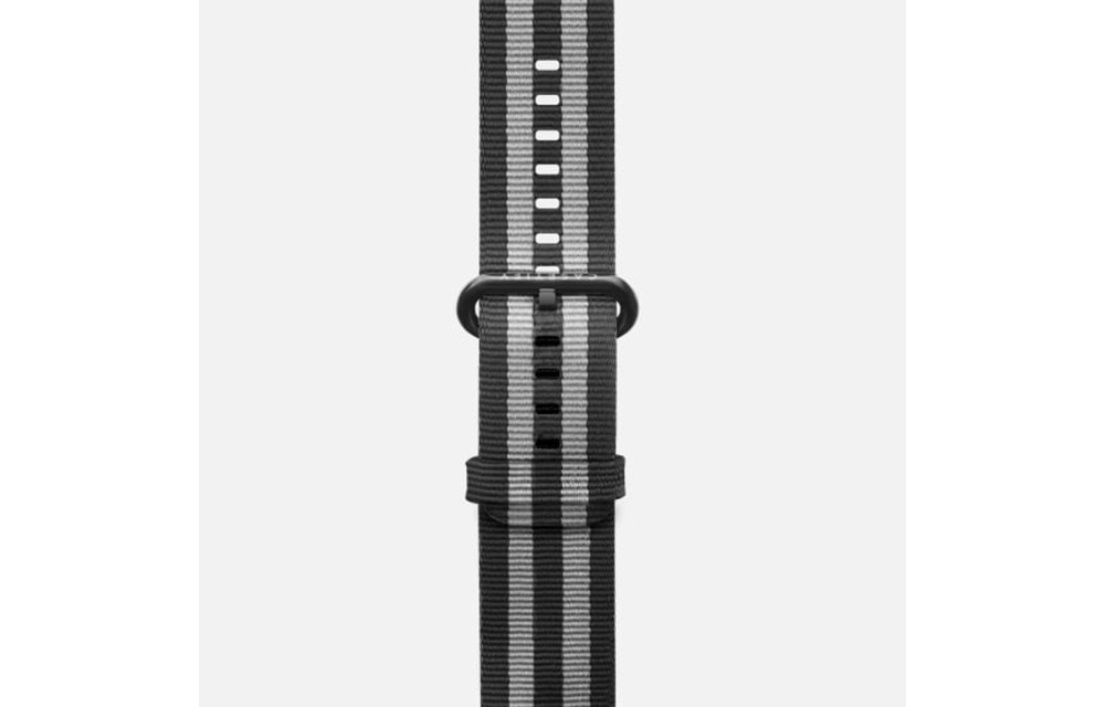 Casetify Apple Watch Band Nylon Fabric All Series 42/44/45/49mm - Black Stirpes