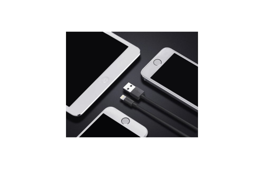 Choetech MFI certified USB to Lightning cable 1.2m - Black