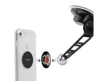 Nite Ize Steelie Orbiter Windshield Mount Kit - Silver and Black