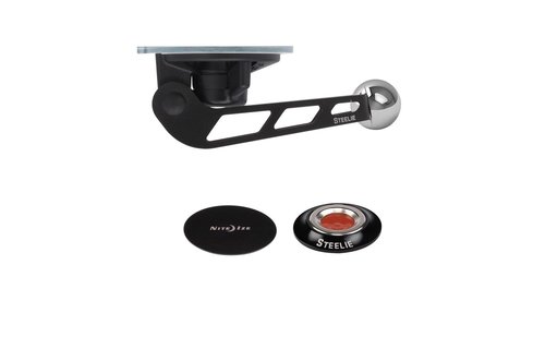 Nite Ize Steelie Orbiter Windshield Mount Kit - Silver and Black