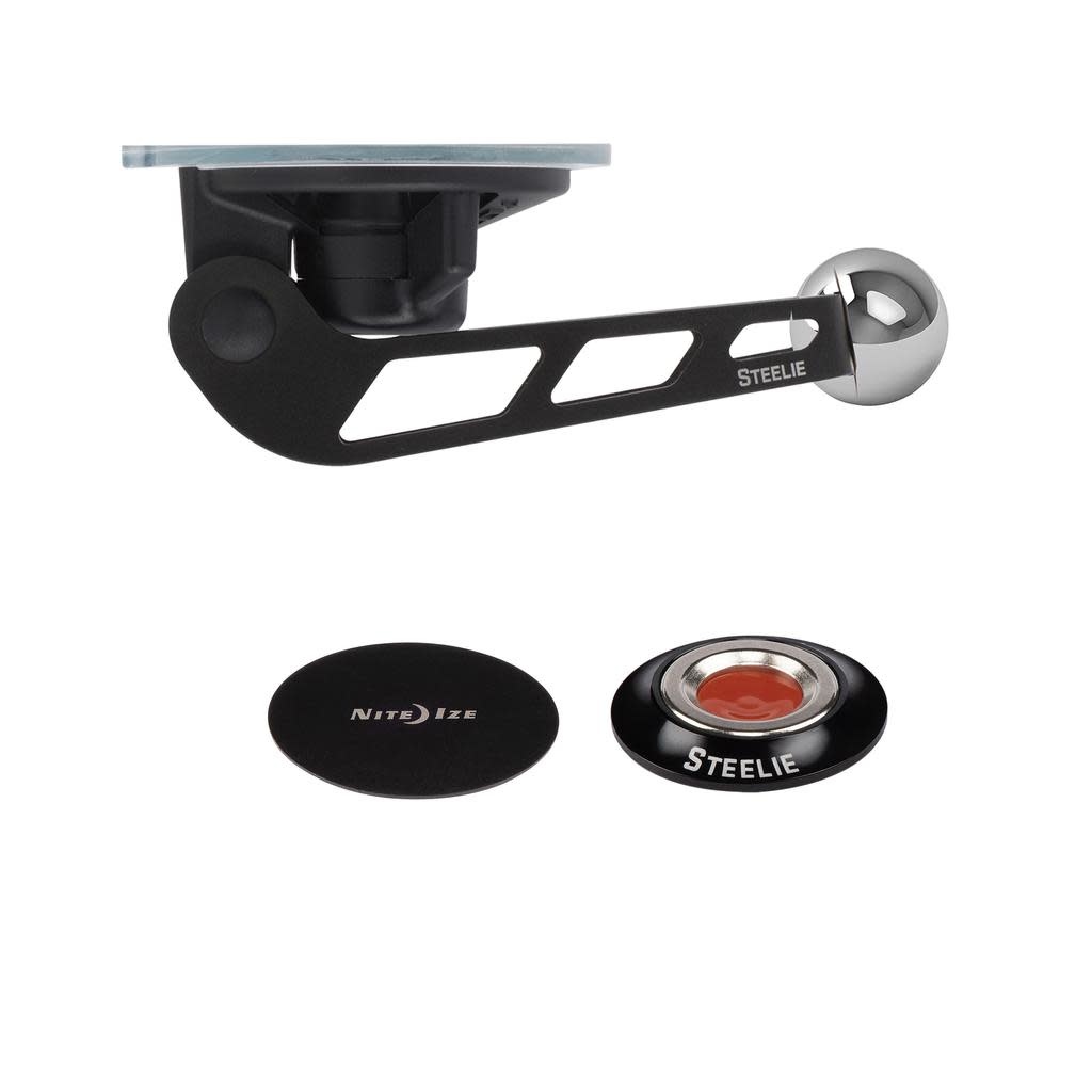 Nite Ize Steelie Orbiter Windshield Mount Kit - Silver and Black