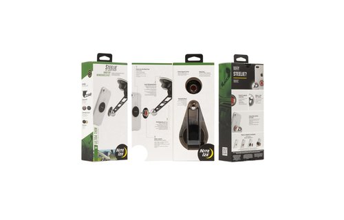 Nite Ize Steelie Orbiter Windshield Mount Kit - Silver and Black