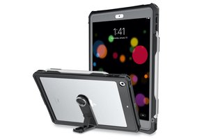 Shellbox Waterproof Full Body Protectioni Case for iPad 10.2” 7/8/9th Gen - Black/Gray