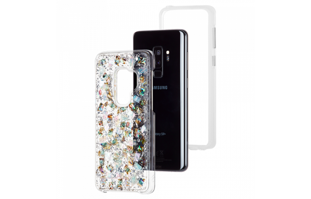Case Mate Karat Petals Case for Samsung Galaxy S9 Plus - Mother of Pearl