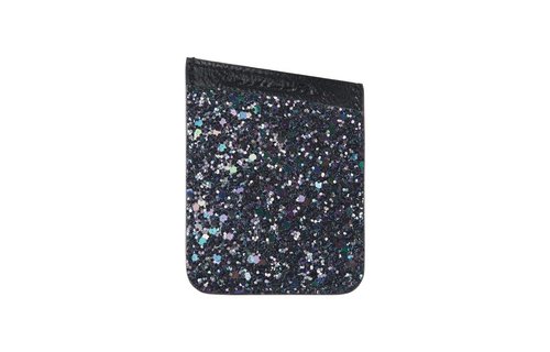 Case Mate Pockets Card Holder - Black Iridescent Glitter