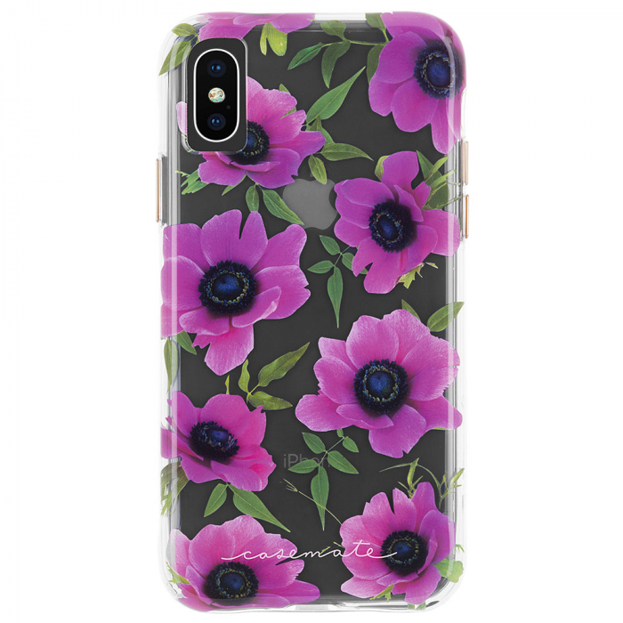 Case Mate Wallpaper Case for Apple iPhone Xs Max - Pink Poppy