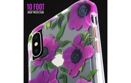 Case Mate Wallpaper Case for Apple iPhone Xs Max - Pink Poppy