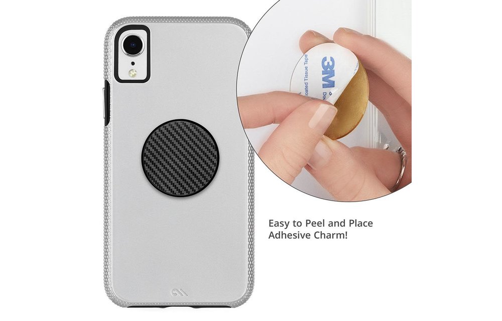 Case Mate Car Charms Magnetic Vent Mount Kit - Carbon Fiber
