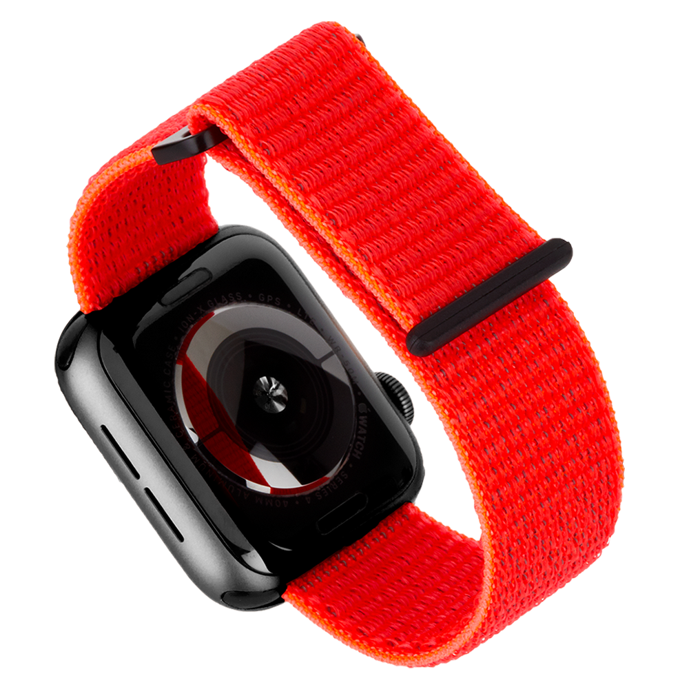 Case Mate Nylon Watchband for Apple Watch 38/40/41mm - Reflective Neon Orange