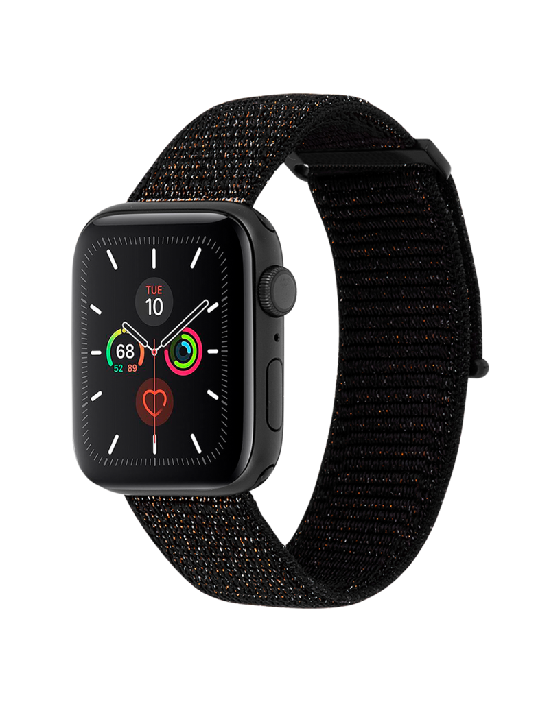 Case Mate Case Mate Nylon Watchband for Apple Watch 38/40/41mm - Mixed Metallic Black