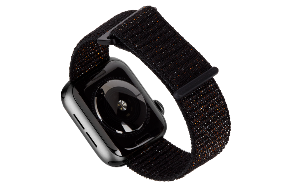 Case Mate Nylon Watchband for Apple Watch 38/40/41mm - Mixed Metallic Black