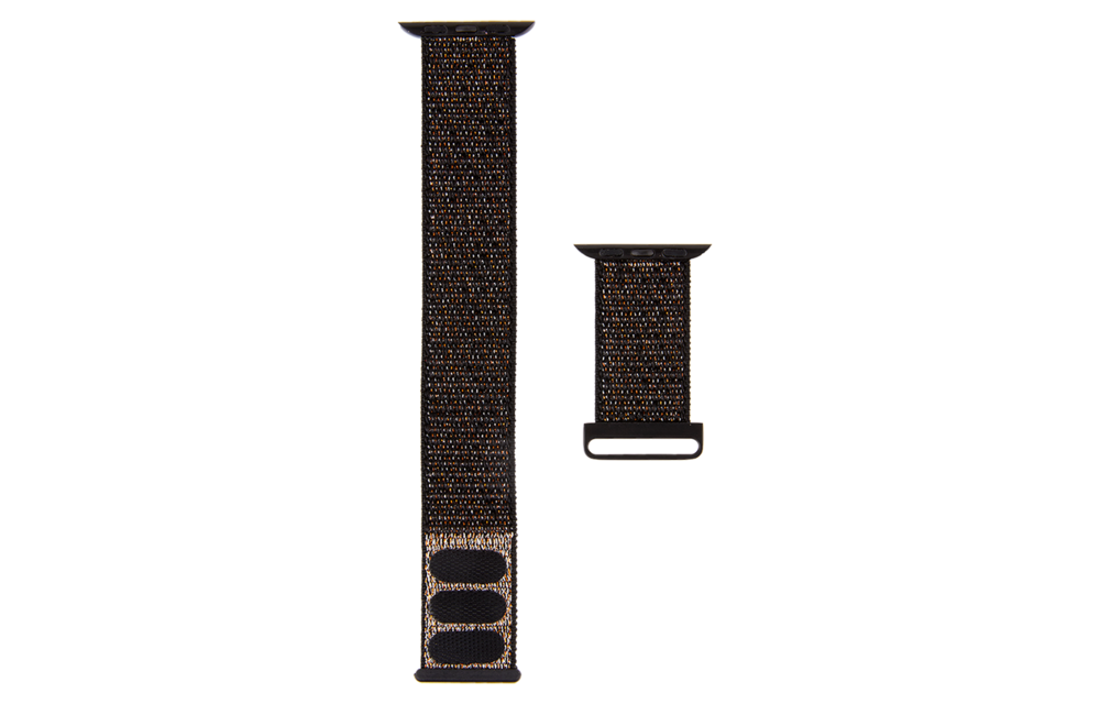 Case Mate Nylon Watchband for Apple Watch 38/40/41mm - Mixed Metallic Black