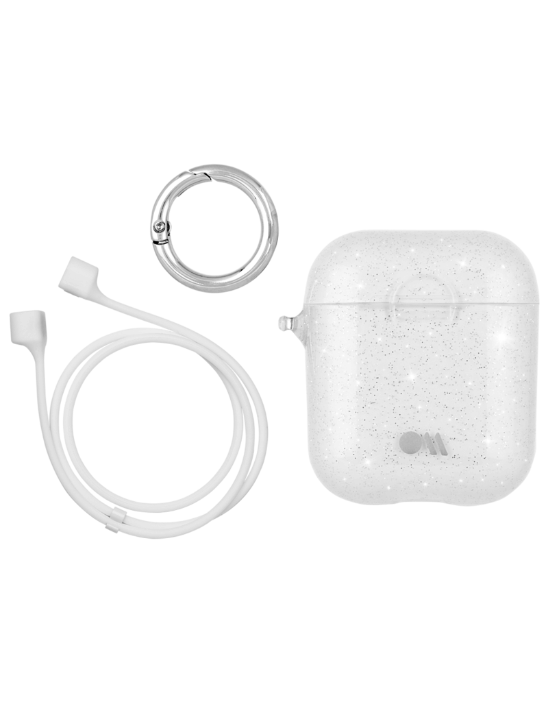 Case Mate Case Mate Hook Ups Flexible Apple Airpod Case and Neck Strap - Clear