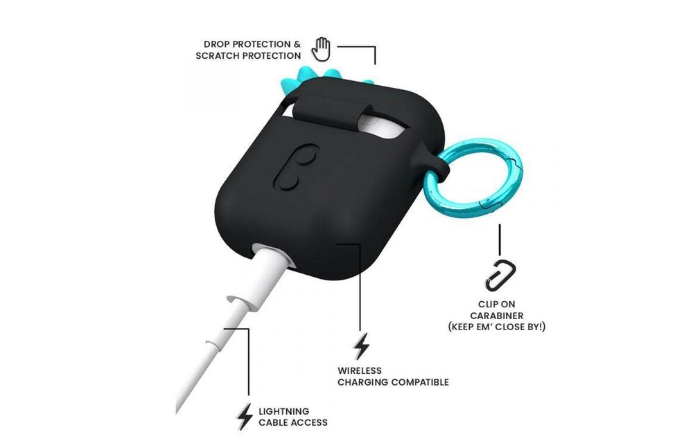 Case Mate CreaturePods Case for Apple AirPods 1/2 - Spike Harmless