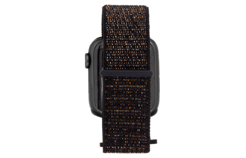 Case Mate Nylon Watchband for Apple Watch 42/44/45/49mm - Mixed Metallic Black