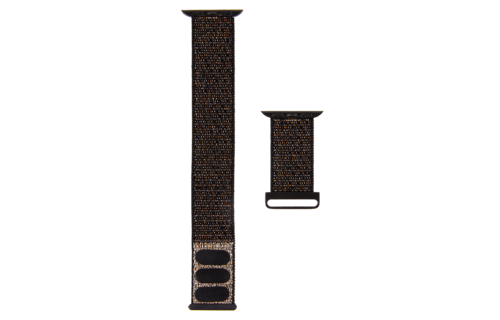 Case Mate Nylon Watchband for Apple Watch 42/44/45/49mm - Mixed Metallic Black