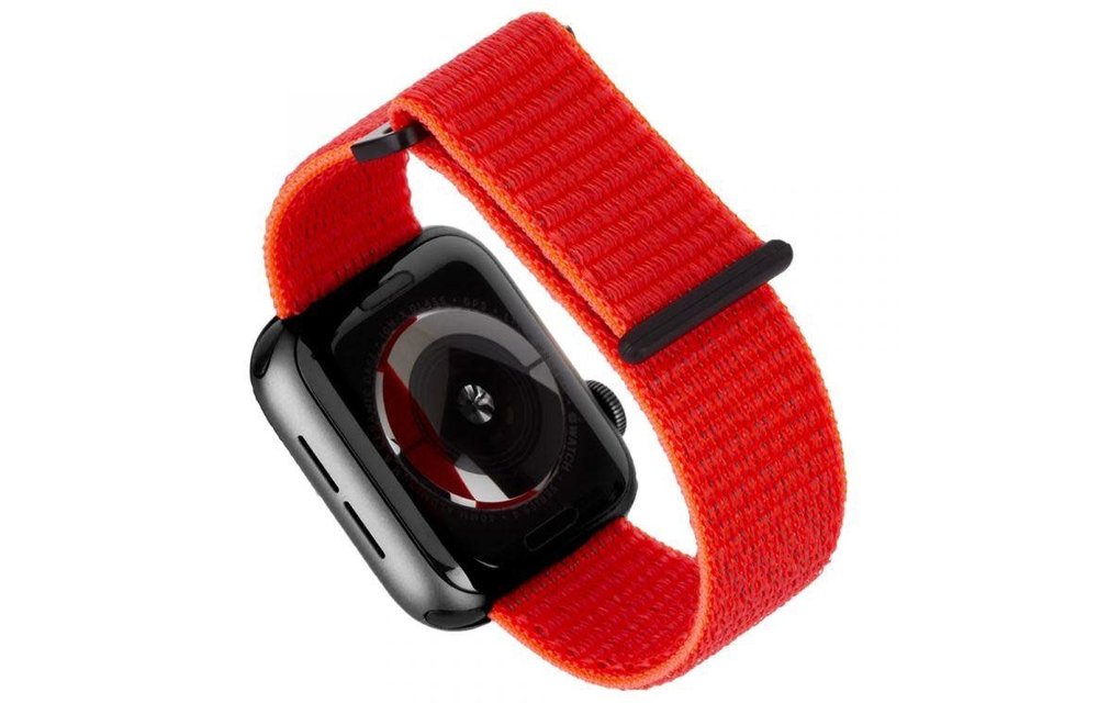 Case Mate Nylon Watchband for Apple Watch 42/44/45/49mm - Reflective Neon Orange