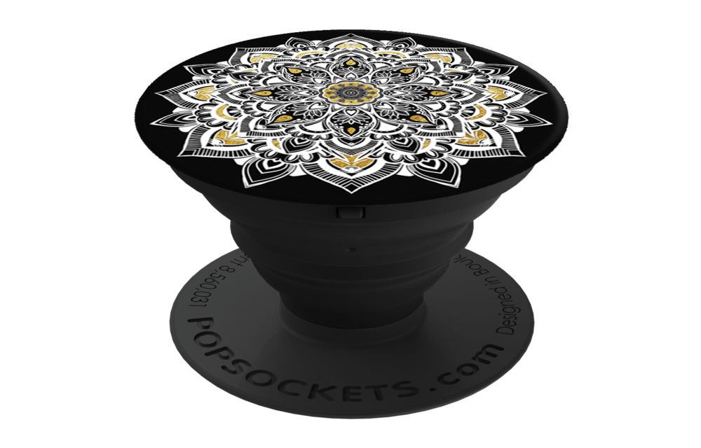 PopSockets Device Stand and Grip - Golden Lace