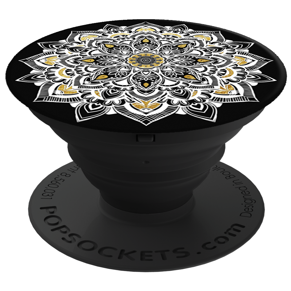 PopSockets Device Stand and Grip - Golden Lace