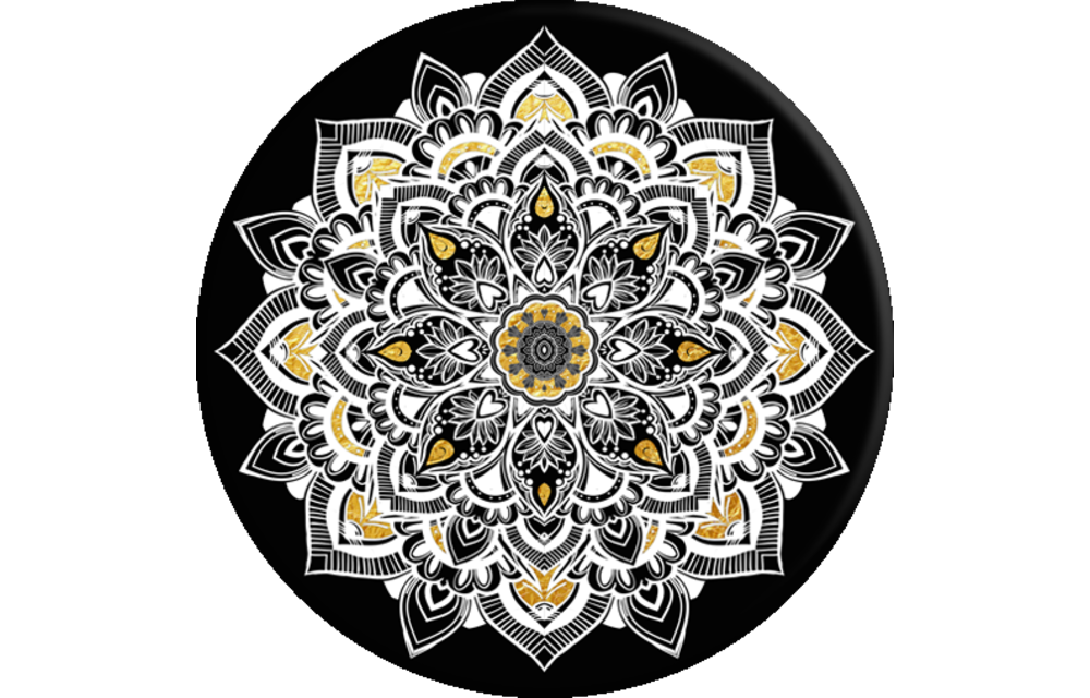 PopSockets Device Stand and Grip - Golden Lace