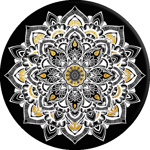 PopSockets Device Stand and Grip - Golden Lace