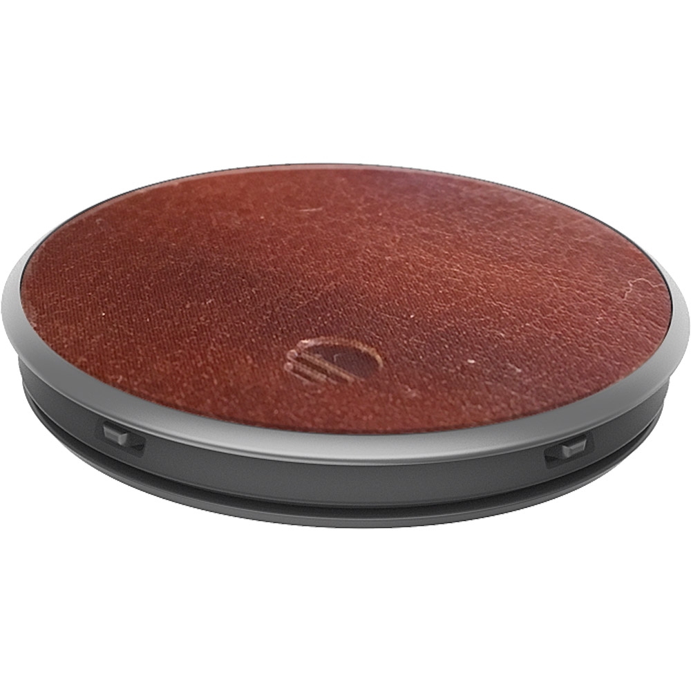 PopSockets Device Stand and Grip - Brown Vegan Leather