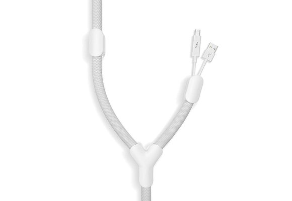 Bluelounge Soba Cable Organizer - White