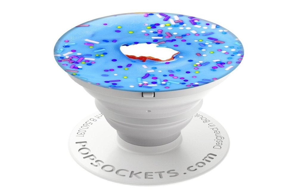PopSockets Device Stand and Grip - Blue Donut