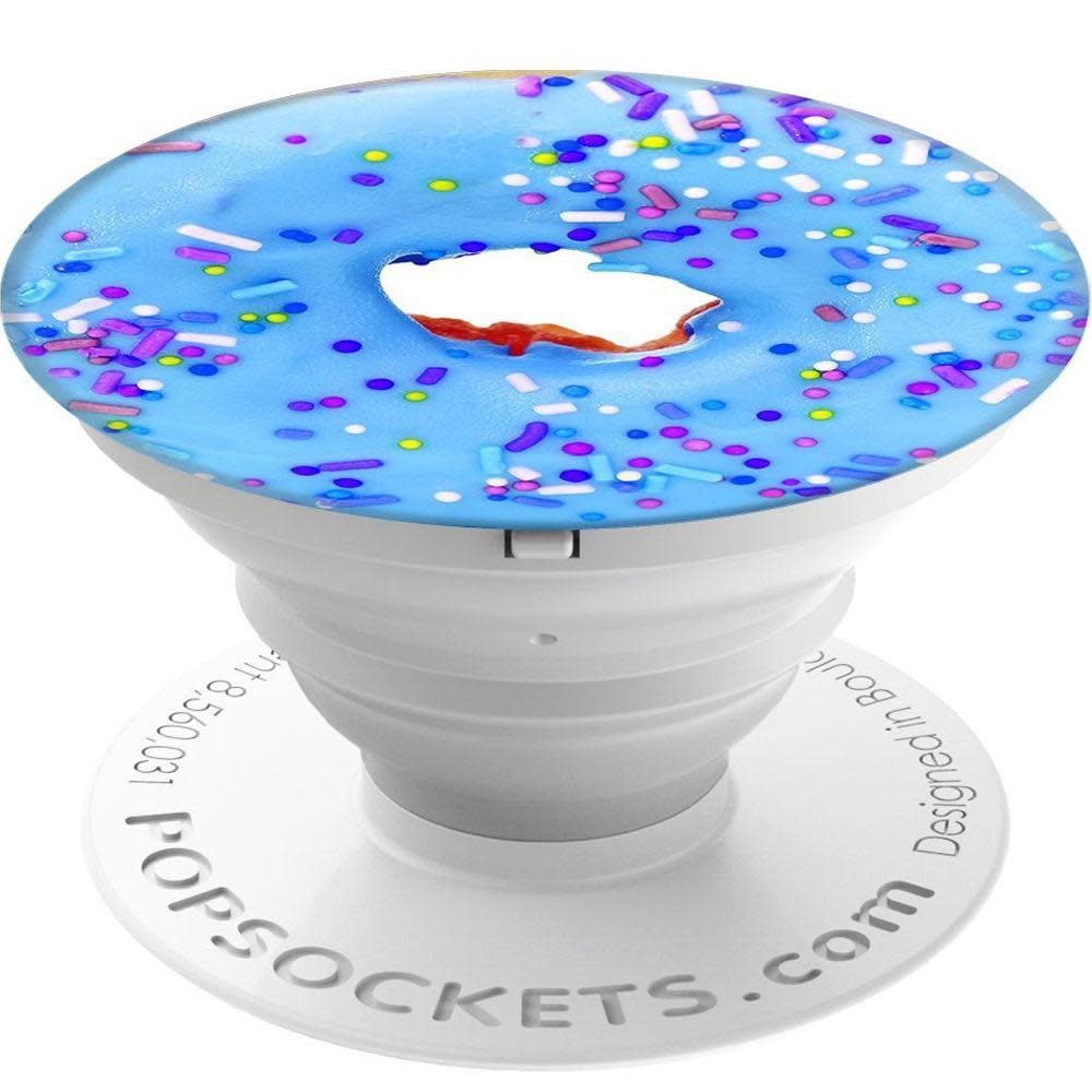 PopSockets Device Stand and Grip - Blue Donut