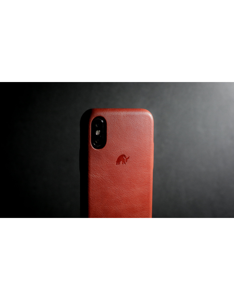 Bull Strap Bull Strap Genuine Bold Leather Case for iPhone X/Xs - Rosso
