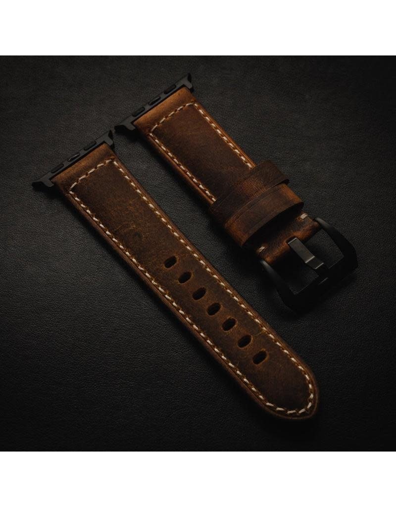 Bull Strap Bull Strap Genuine Bold Leather Strap for Apple Watch 38/40/41mm - Terra/Black
